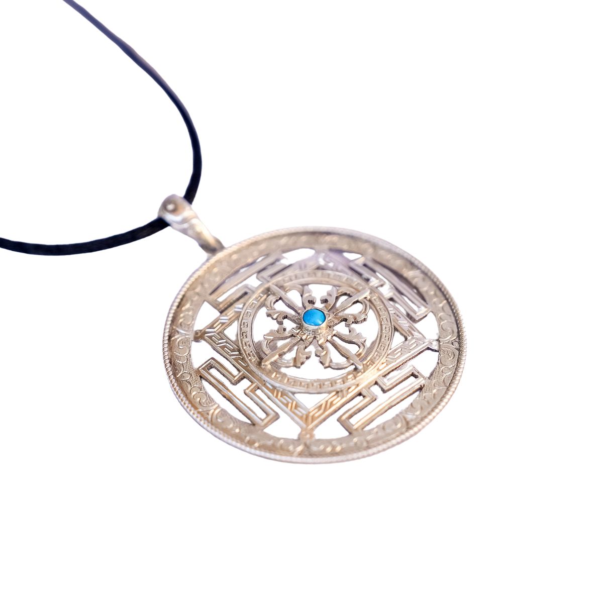 Sterling Silver Mandala Pendant