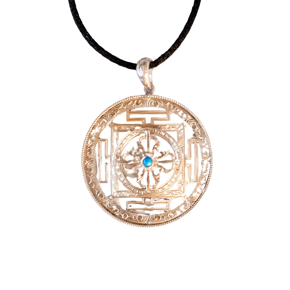 Sterling Silver Mandala Pendant