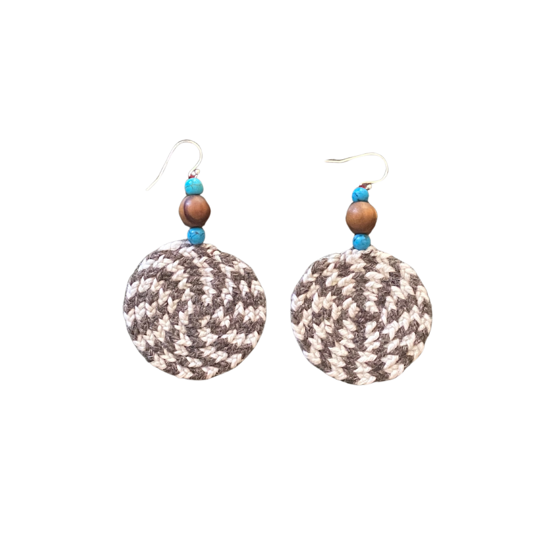 Laklema Woven Spiral Earrings
