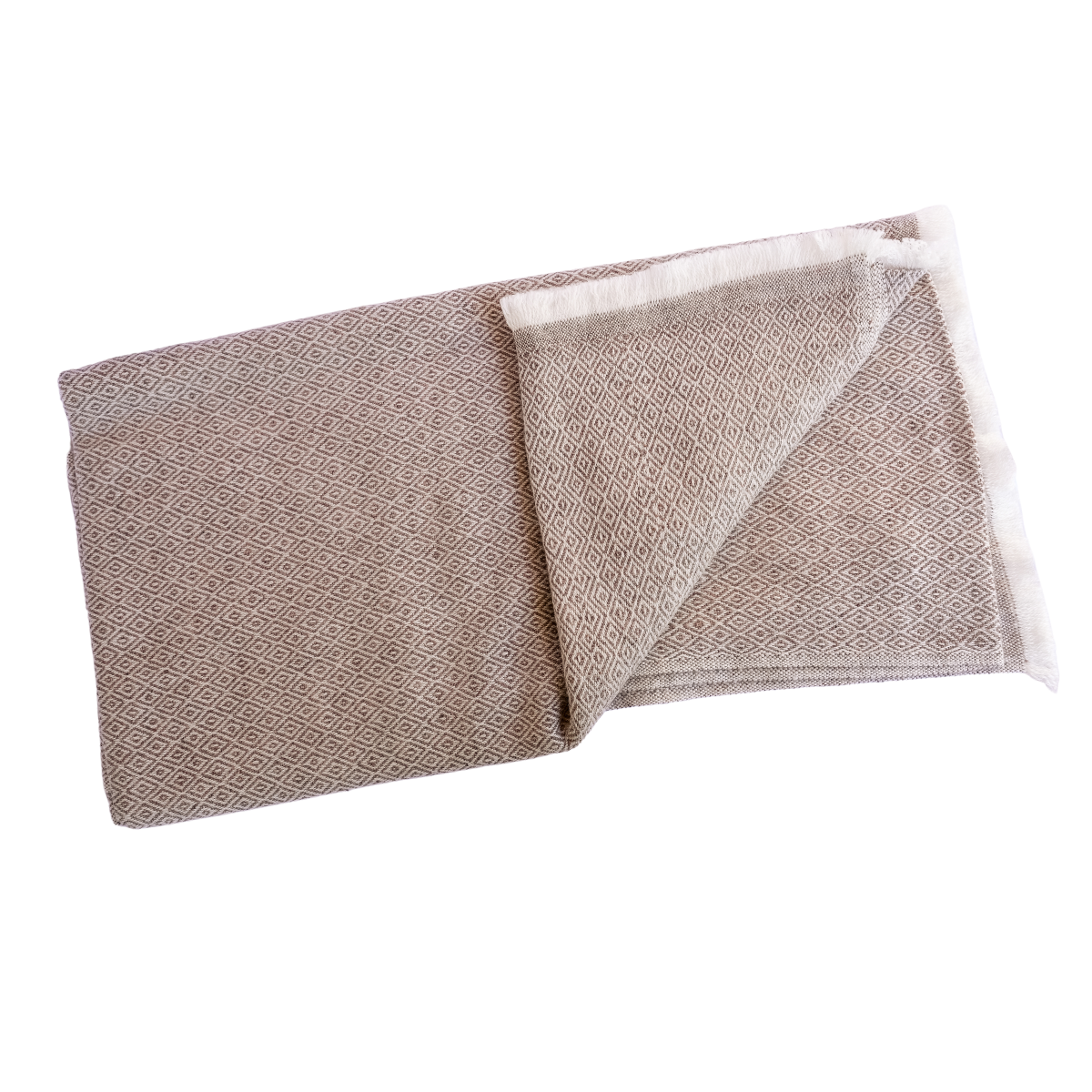Cashmere Diamond Weave Shawl
