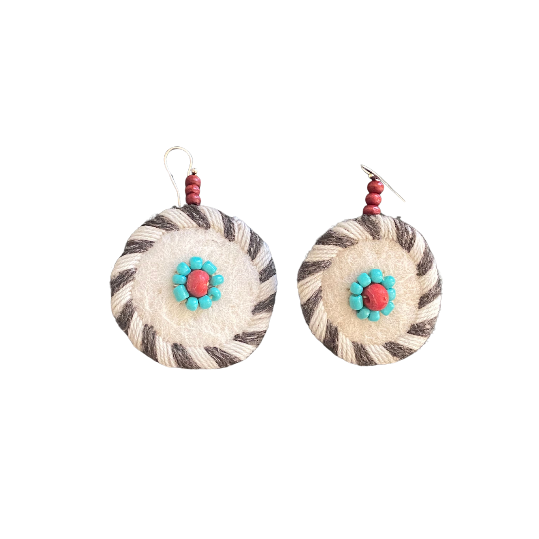 Laklema Felted Wool Earrings