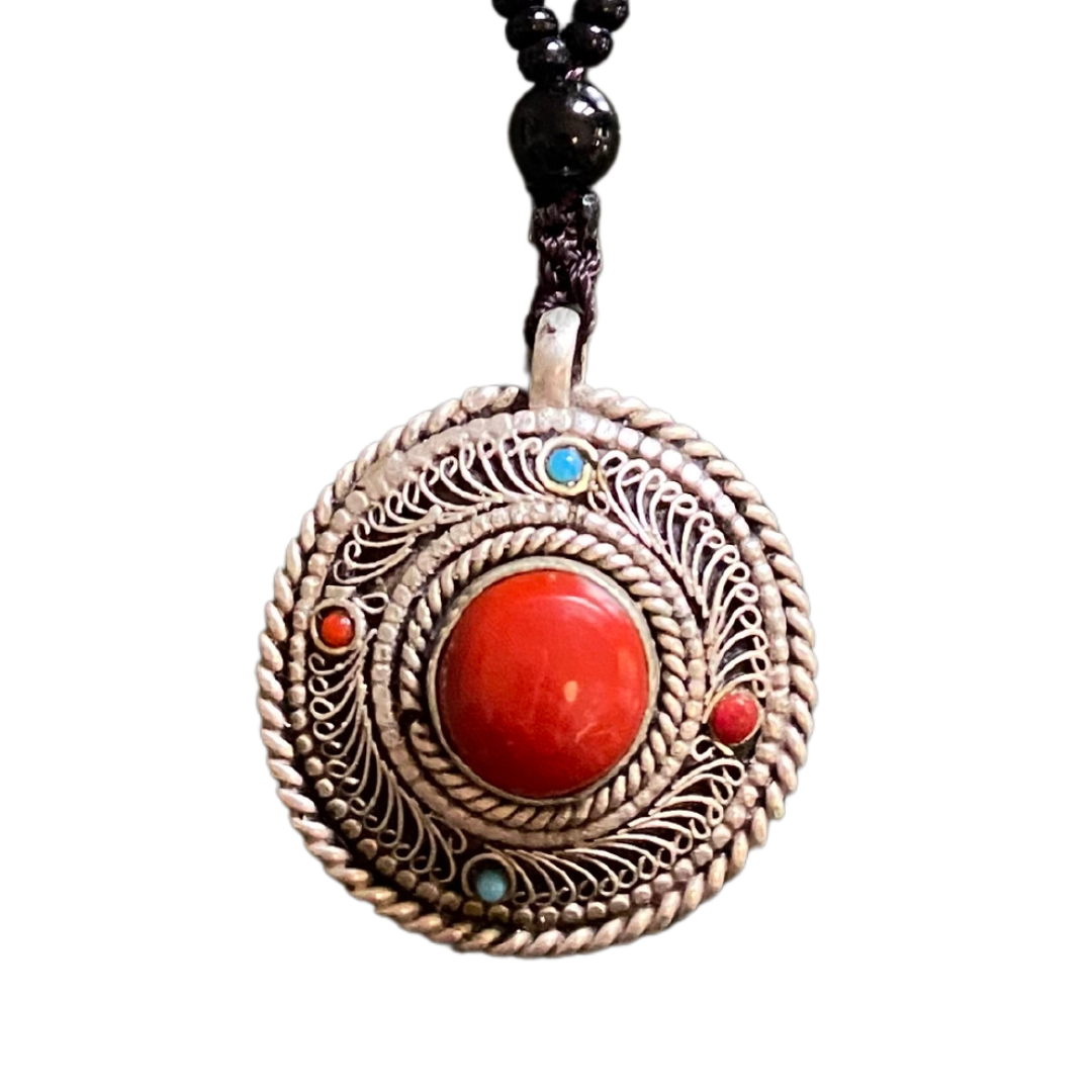 Laklema Beaded Gemstone Necklace