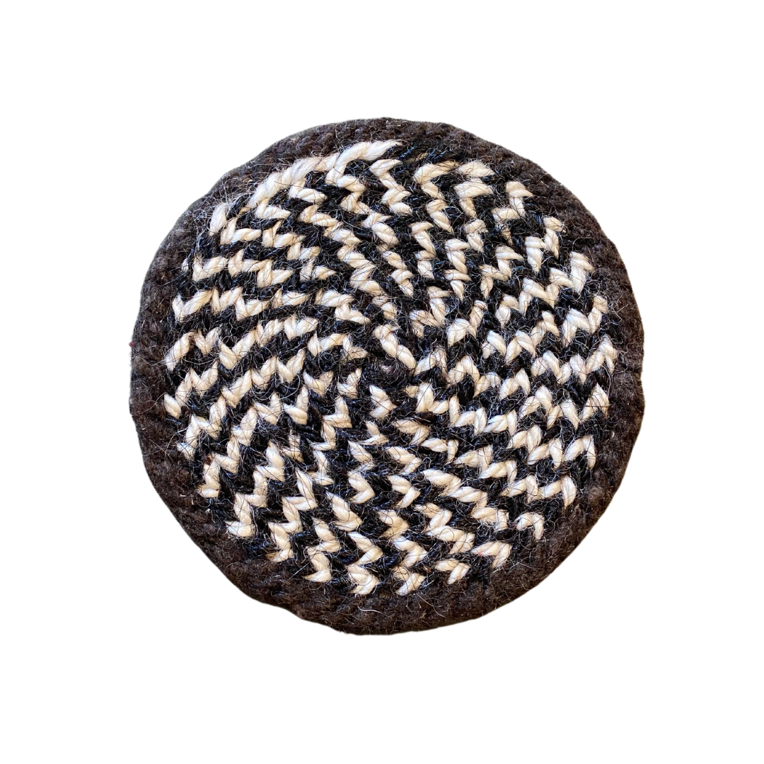 Laklema Woven Coaster - B&W