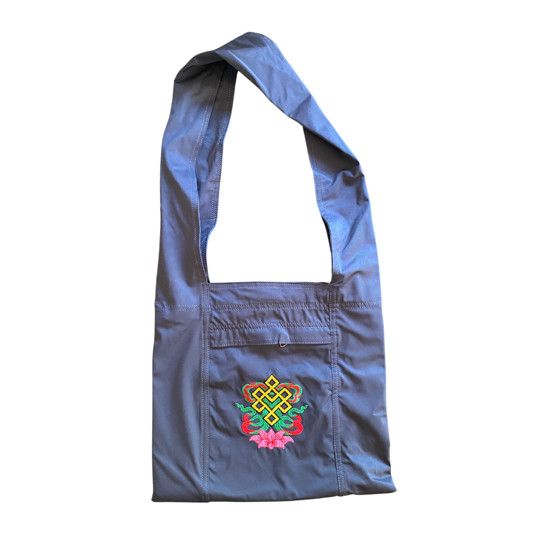 Buddhist Monk Shoulder Bag: Endless Knot
