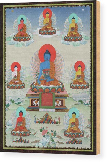 8 Medicine Buddha Thangka
