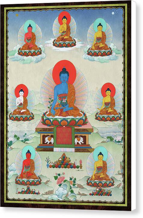 8 Medicine Buddha Thangka