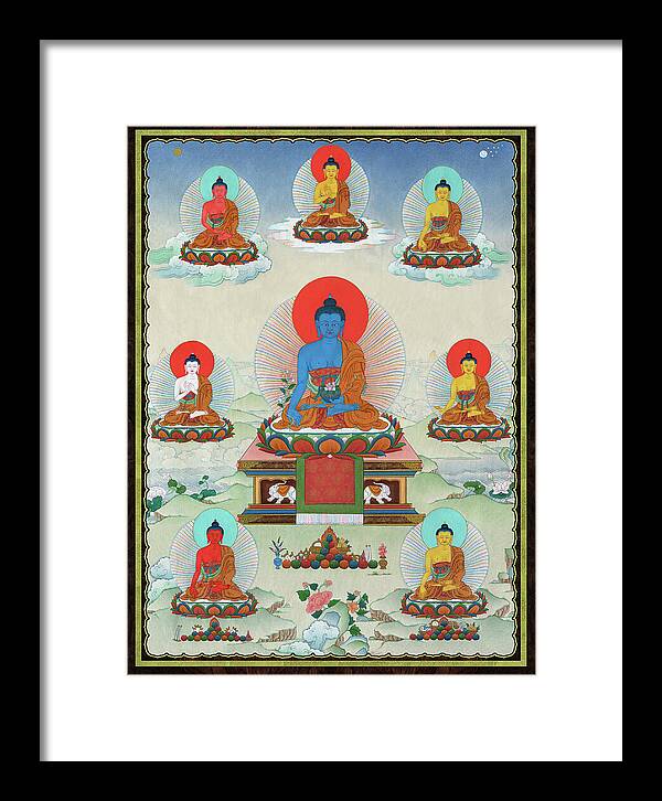 8 Medicine Buddha Thangka