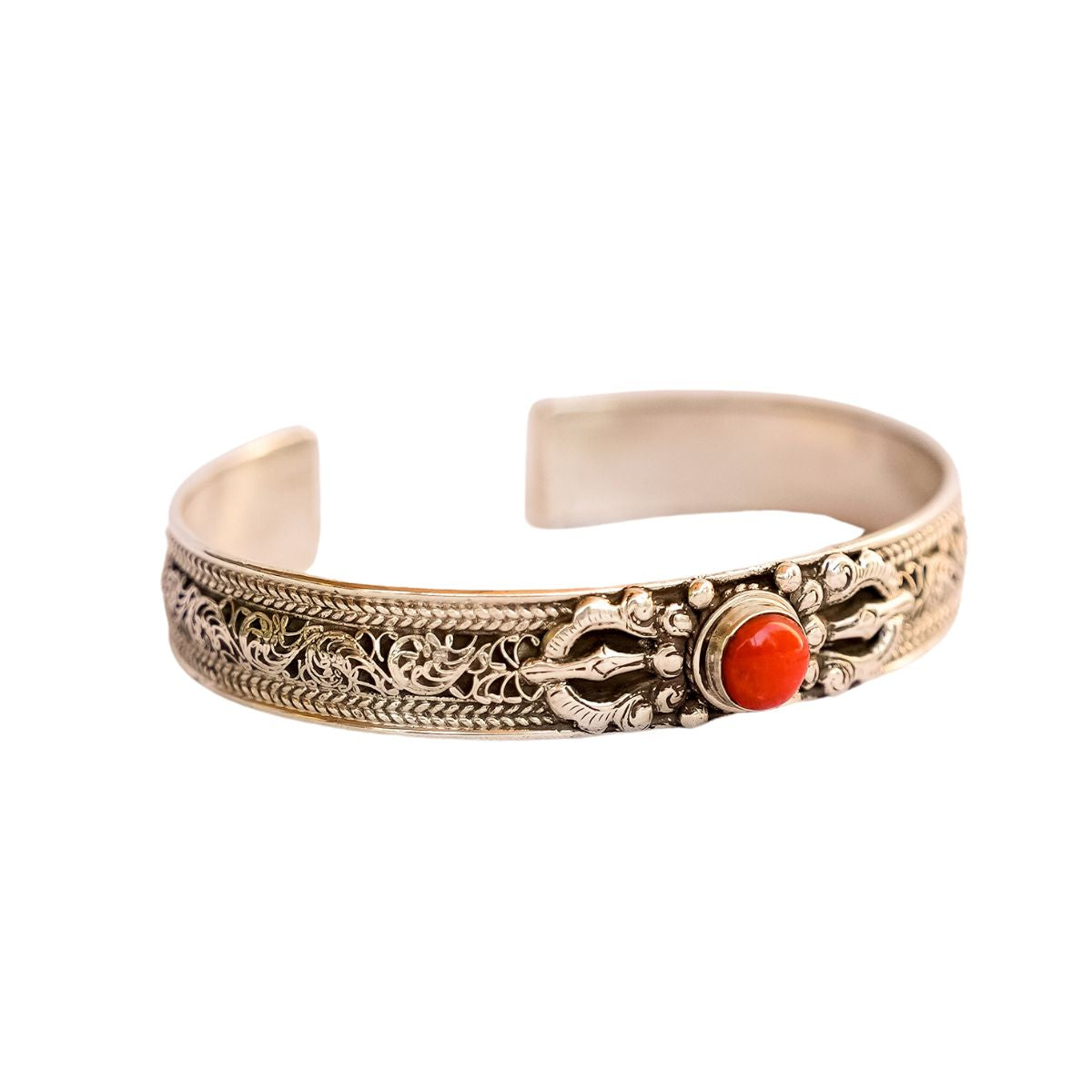 Vajra Sterling Silver Bracelet