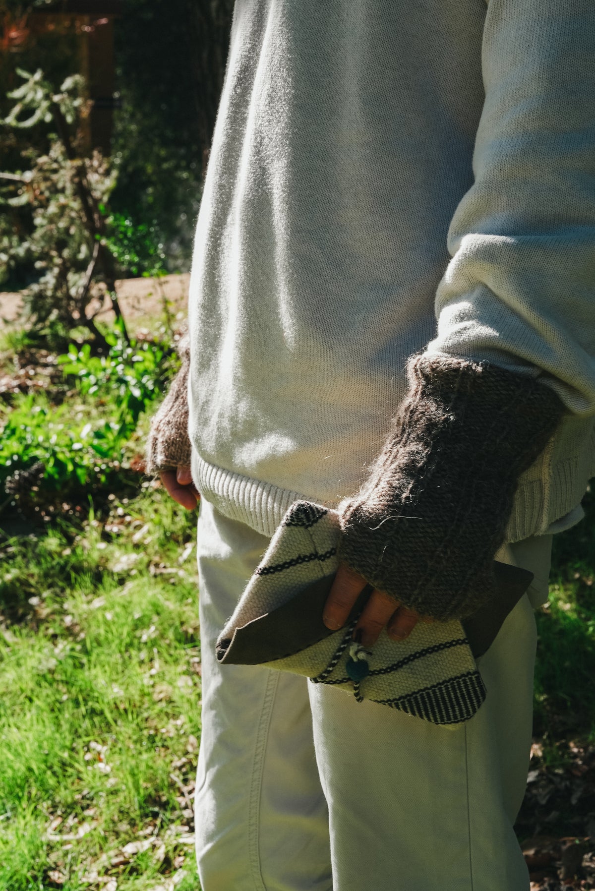 Laklema Handwoven Text Cover Pouch