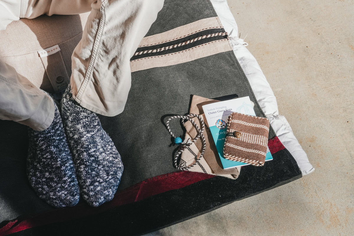 Laklema Handwoven Text Cover Pouch