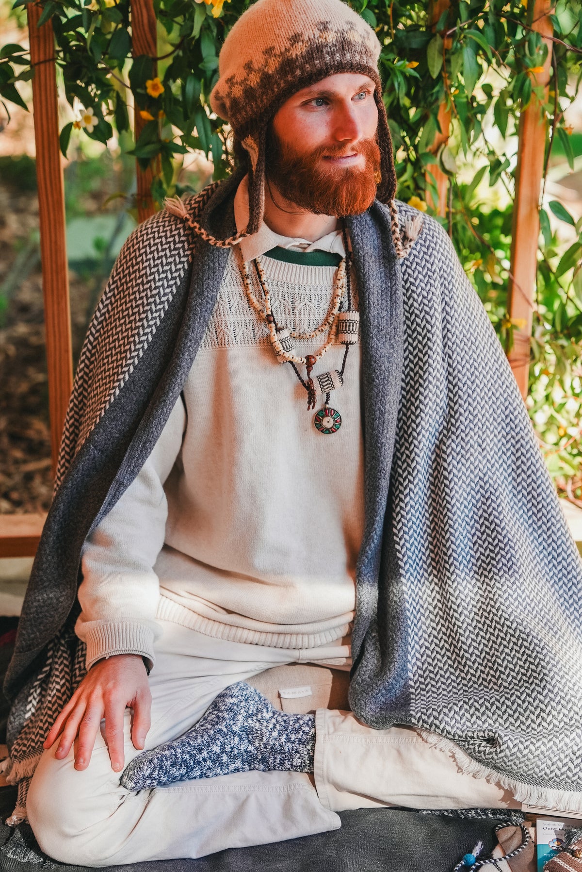 Laklema Woven Stone Talisman Necklace