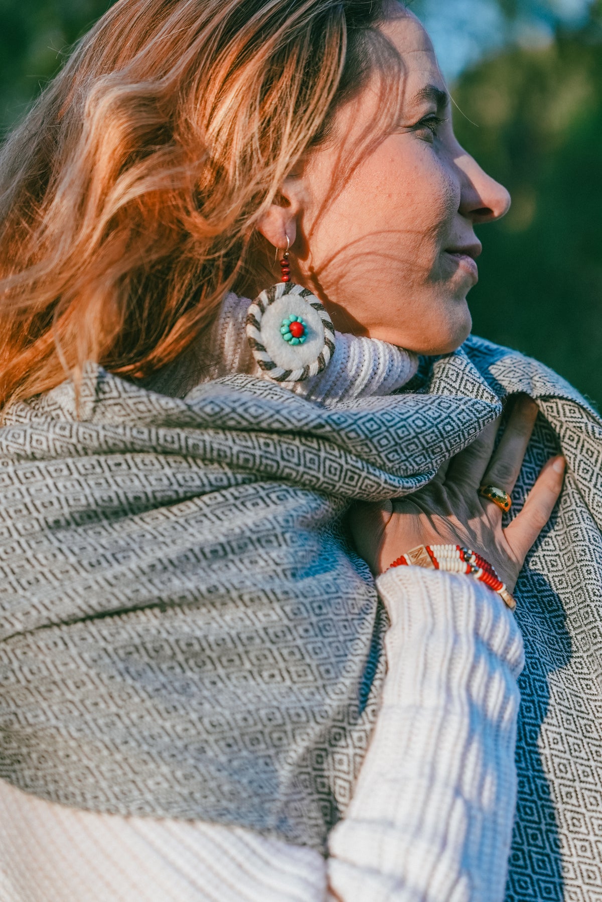 Laklema Felted Wool Earrings
