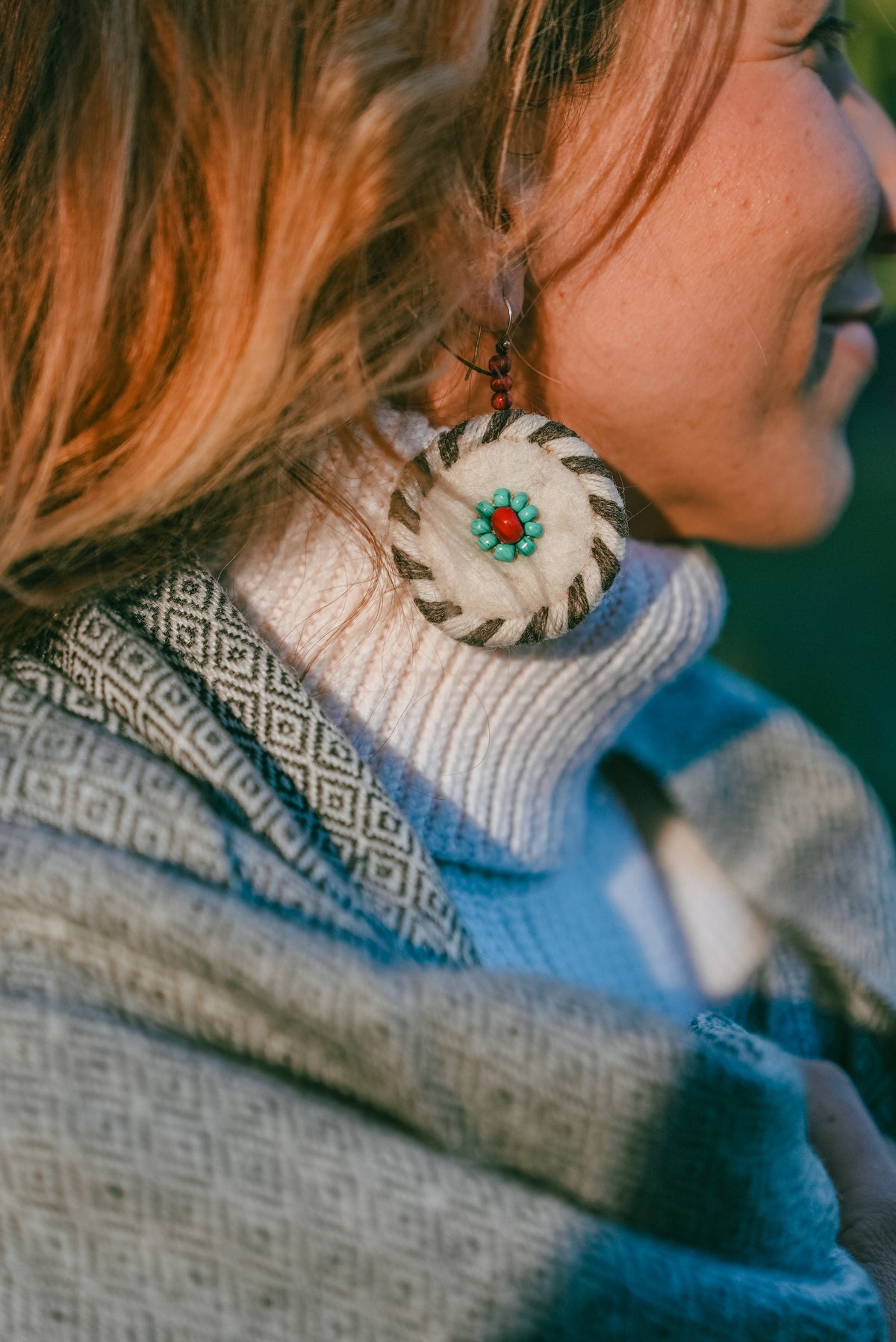 Laklema Felted Wool Earrings