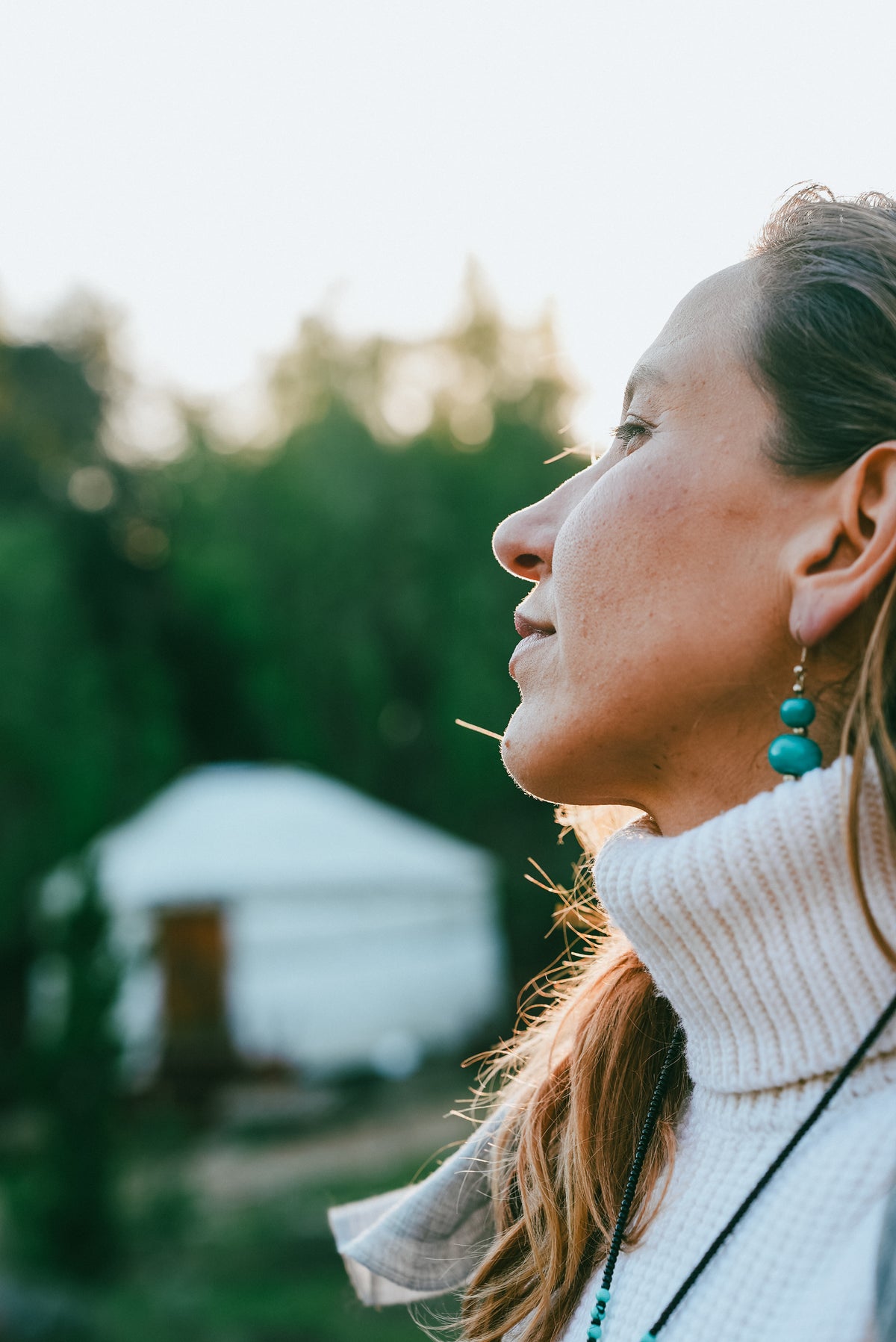 Laklema Turquoise Bone Earrings