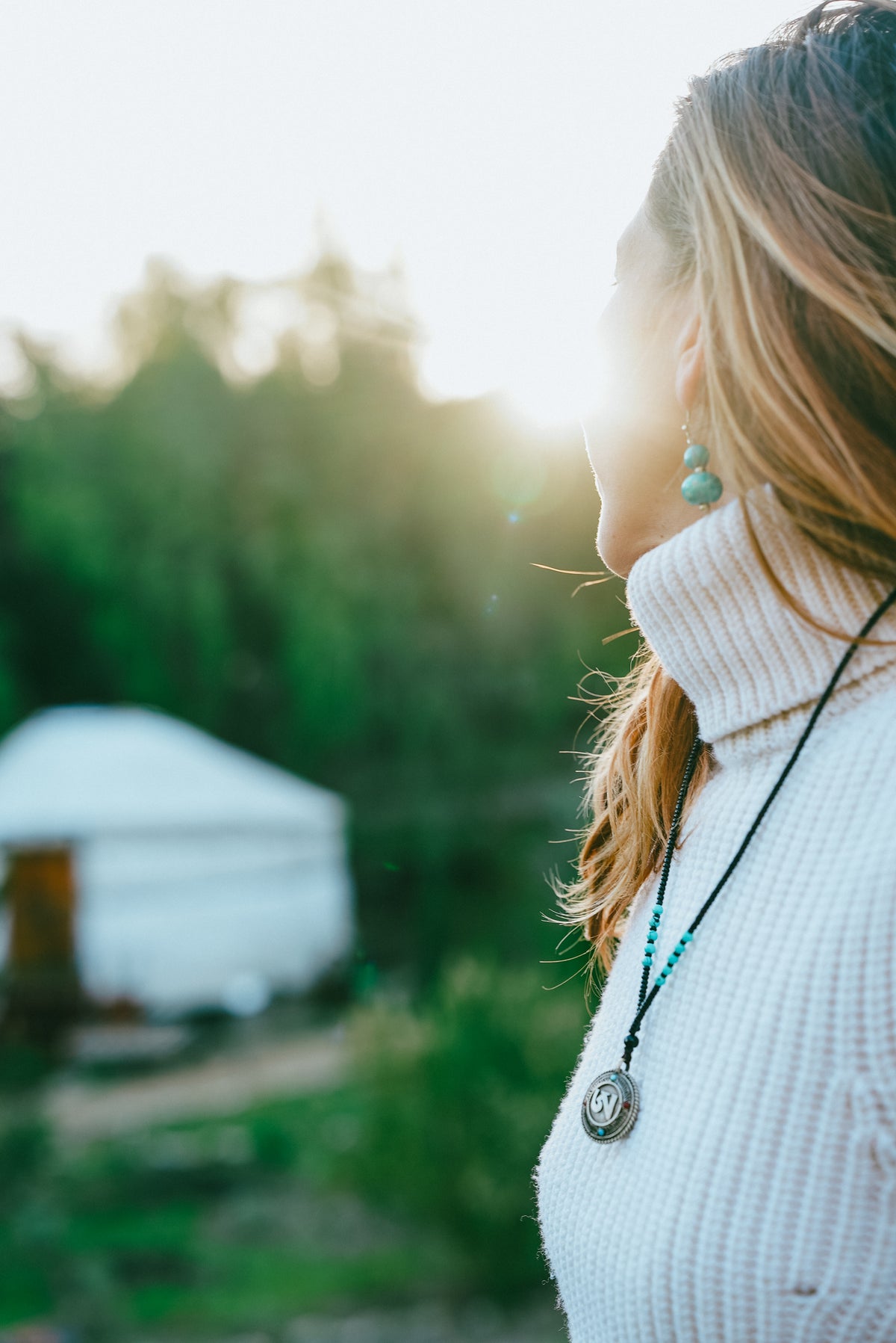 Laklema Beaded Gemstone Necklace