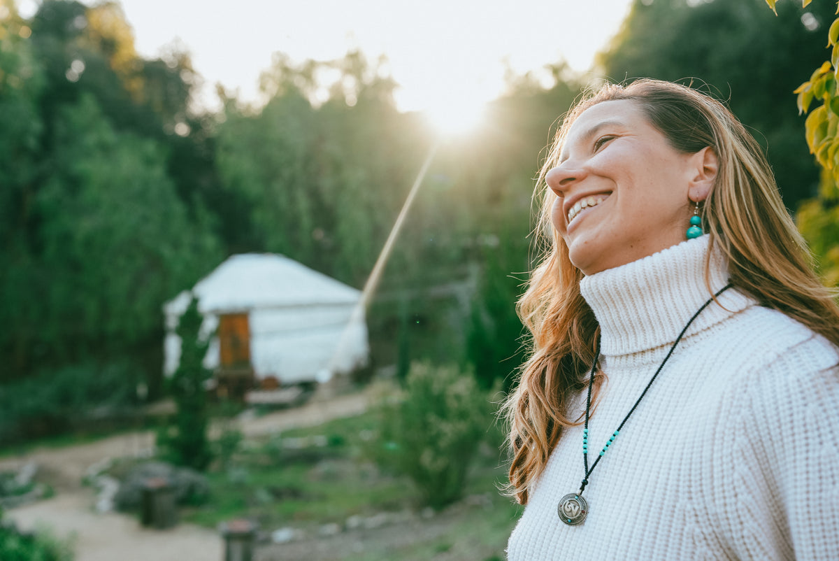 Laklema Beaded Gemstone Necklace