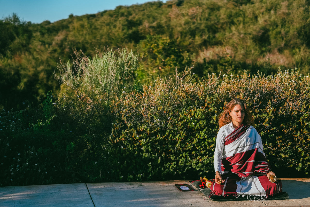 Zentra Yogi/ni Shawl (Cotton from Nepal)