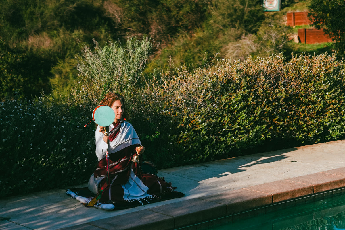 Chöd Drum - high quality (sky blue)