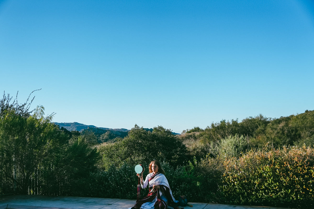 Chöd Drum - high quality (sky blue)