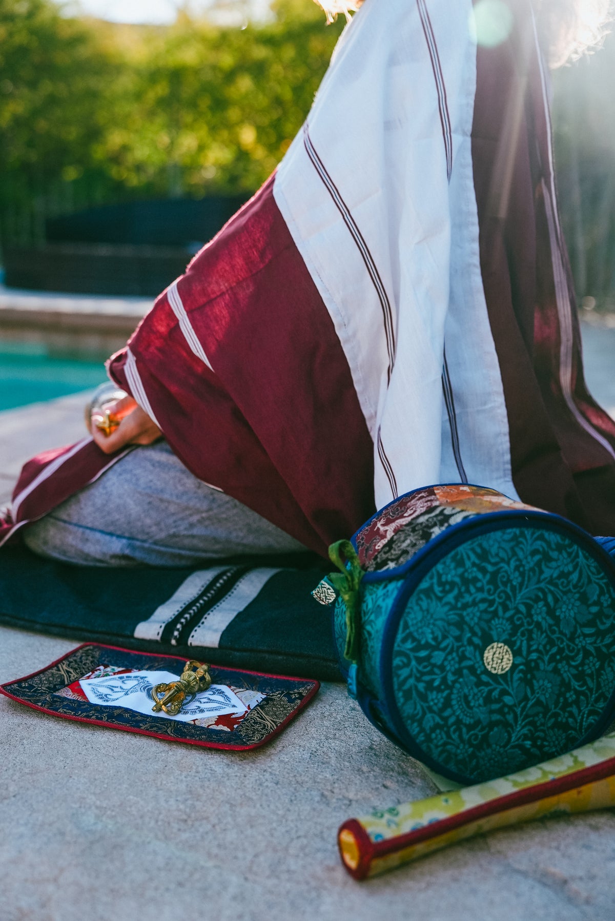 Chöd Drum - high quality (sky blue)