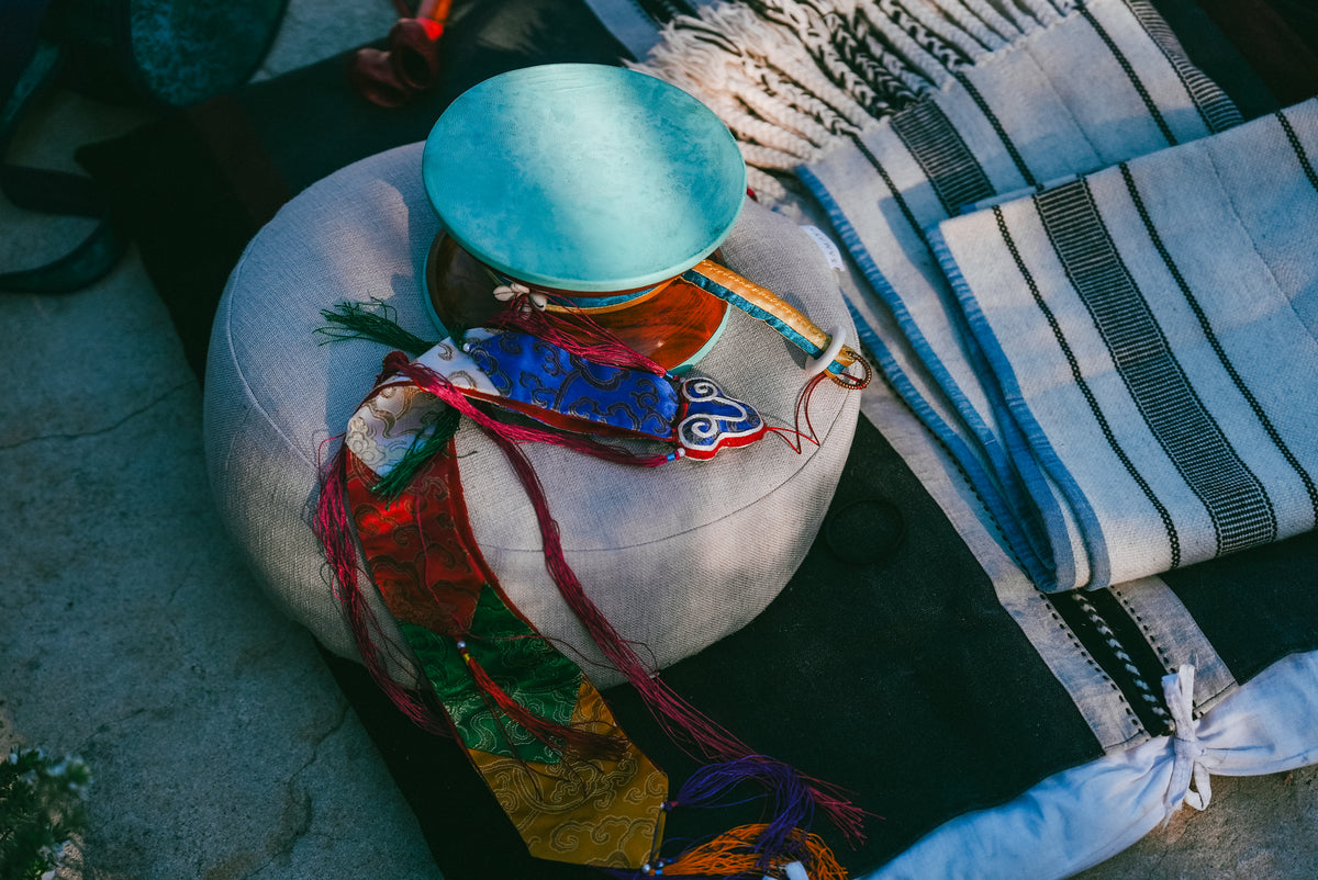 Chöd Drum - high quality (sky blue)