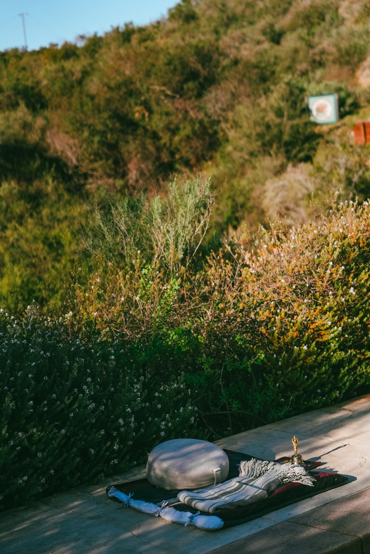 Samaya Wheat Deluxe Round Cushion