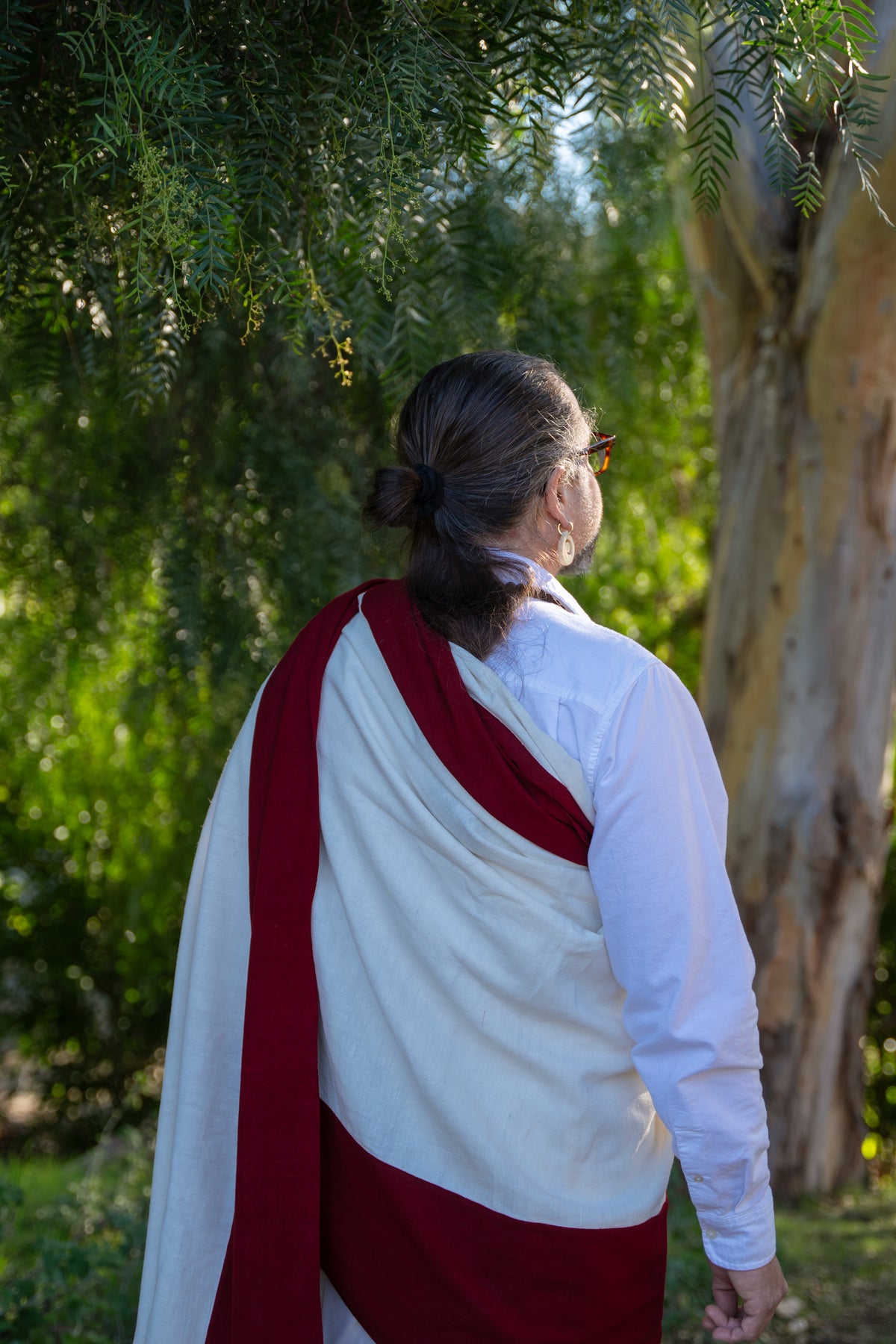 Zentra Yogi/ni Shawl (Raw silk from Bhutan)