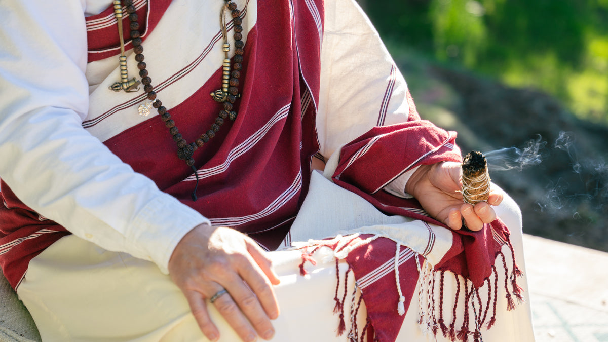 Zentra Yogi/ni Shawl (Cotton from Nepal)