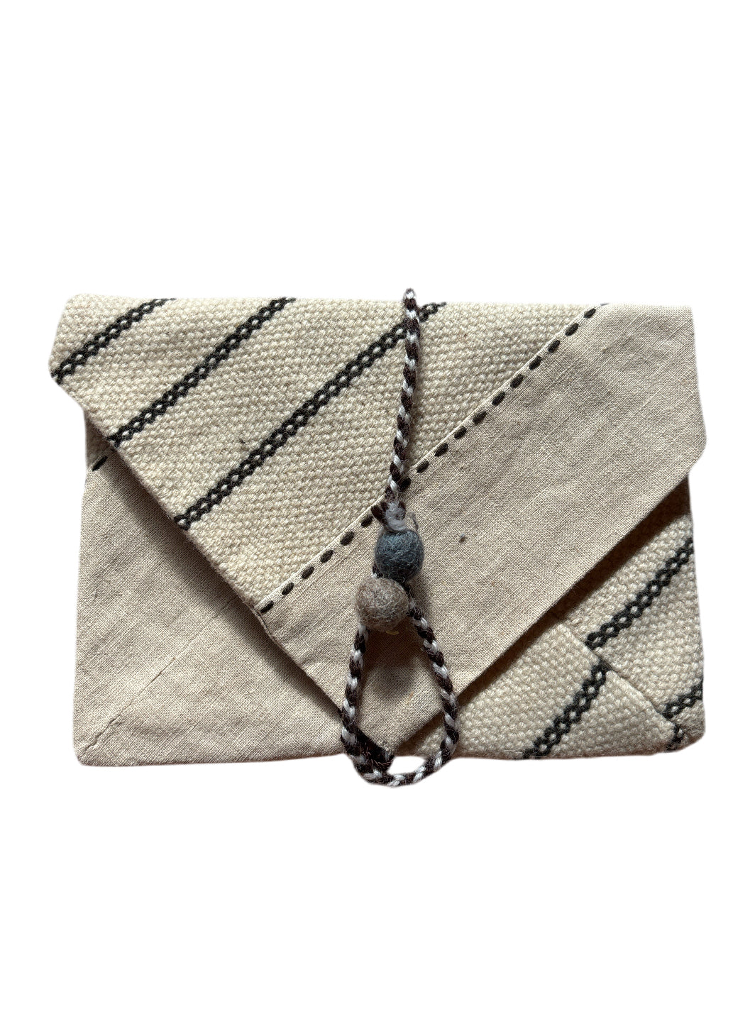 Laklema Handwoven Text Cover Pouch