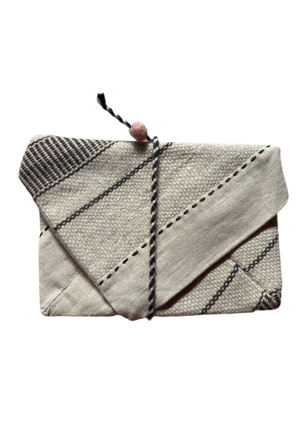 Laklema Handwoven Text Cover Pouch