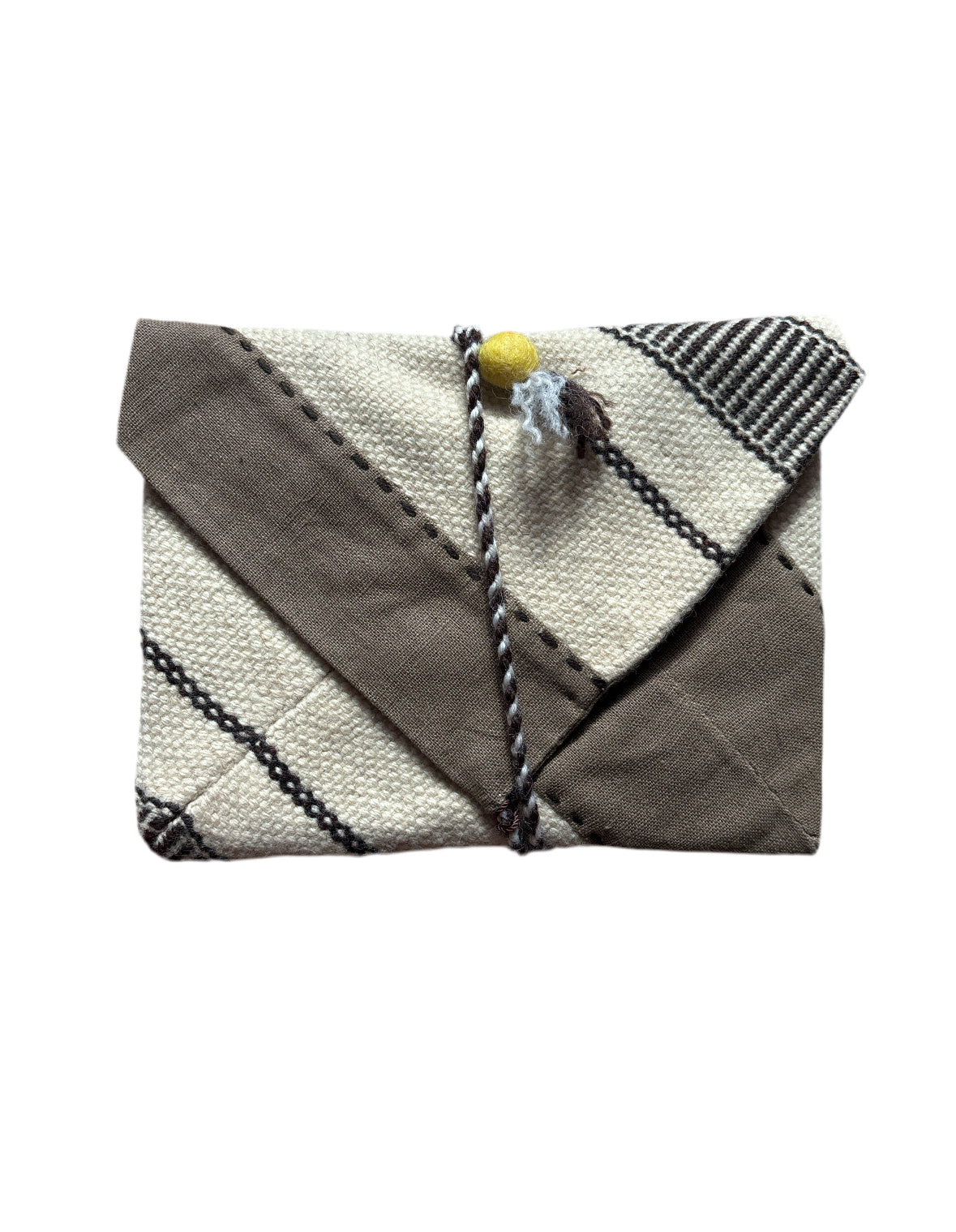 Laklema Handwoven Text Cover Pouch