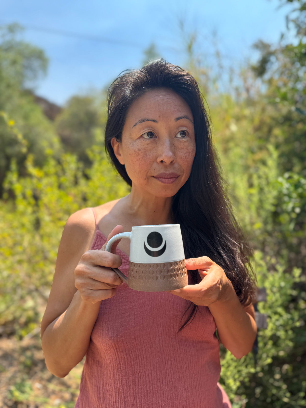 Nyima Dawa Ceramic Large Coffee/Tea Cup (with handle)