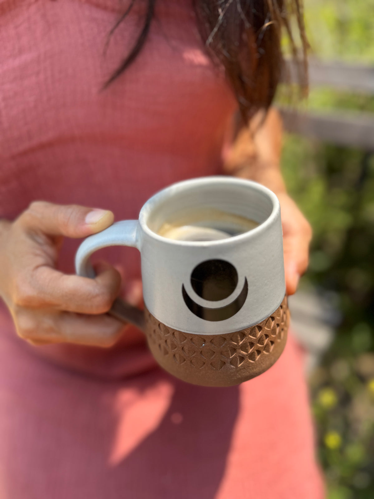 Nyima Dawa Ceramic Large Coffee/Tea Cup (with handle)