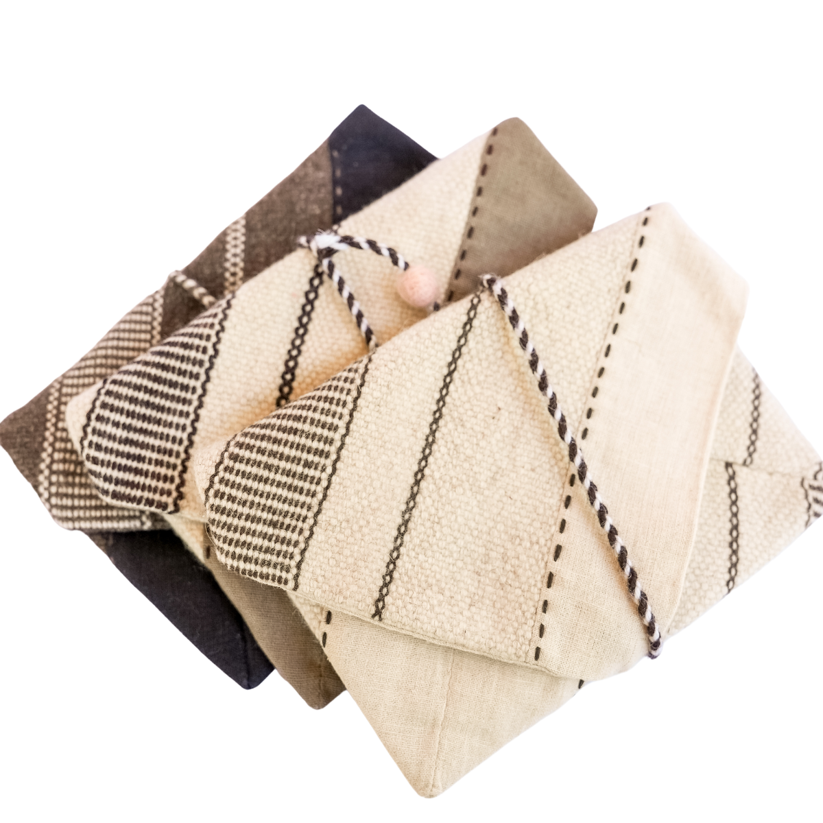 Laklema Handwoven Text Cover Pouch