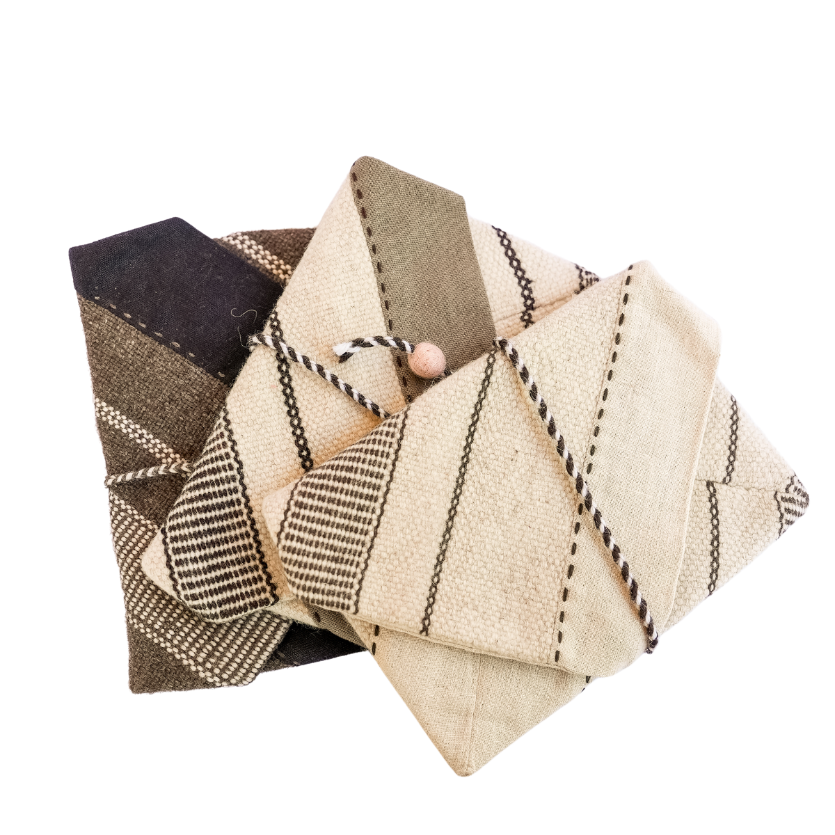 Laklema Handwoven Text Cover Pouch