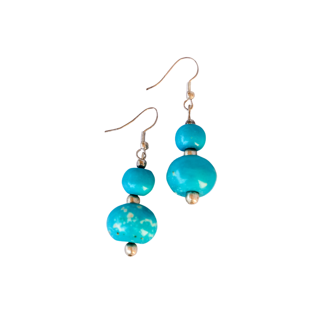 Laklema Turquoise Bone Earrings