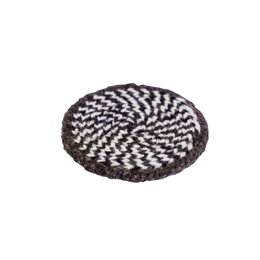 Laklema Woven Coaster - B&amp;W