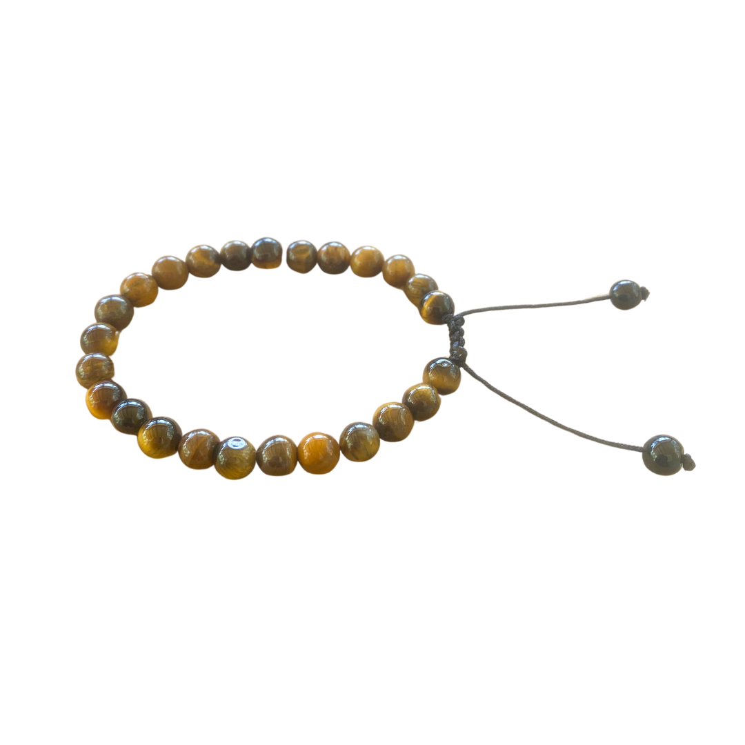 Tiger&#39;s Eye Wrist Mala