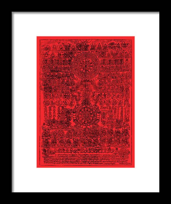 Red Sache Amulet Print