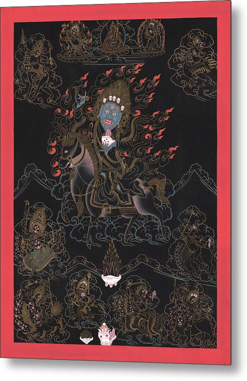 Shanglon Dorje Duddal Wrathful Manifestation Thangka