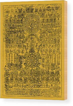 Yellow Sache Amulet Print