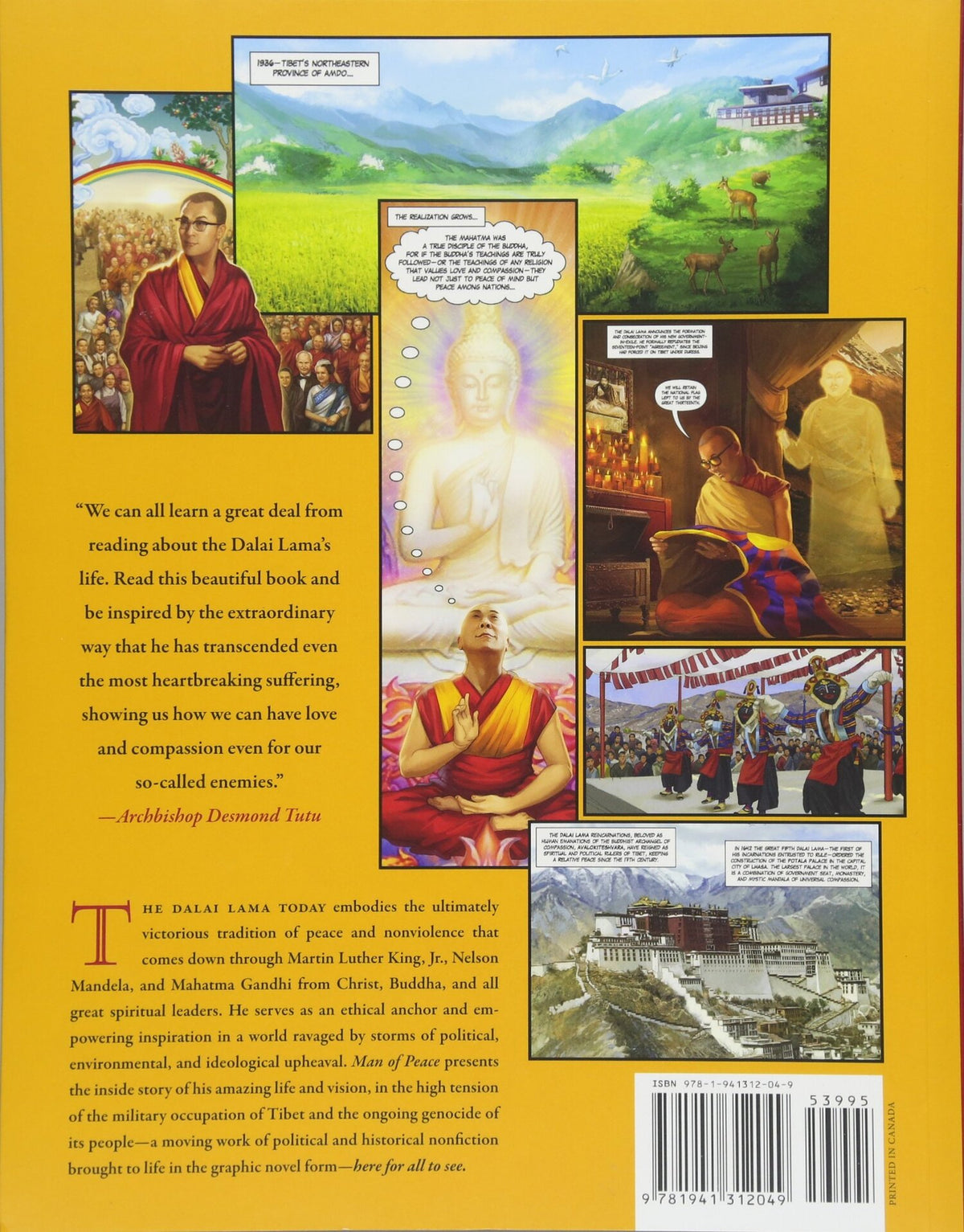 Man of Peace: The Illustrated Life Story of the Dalai Lama of Tibet