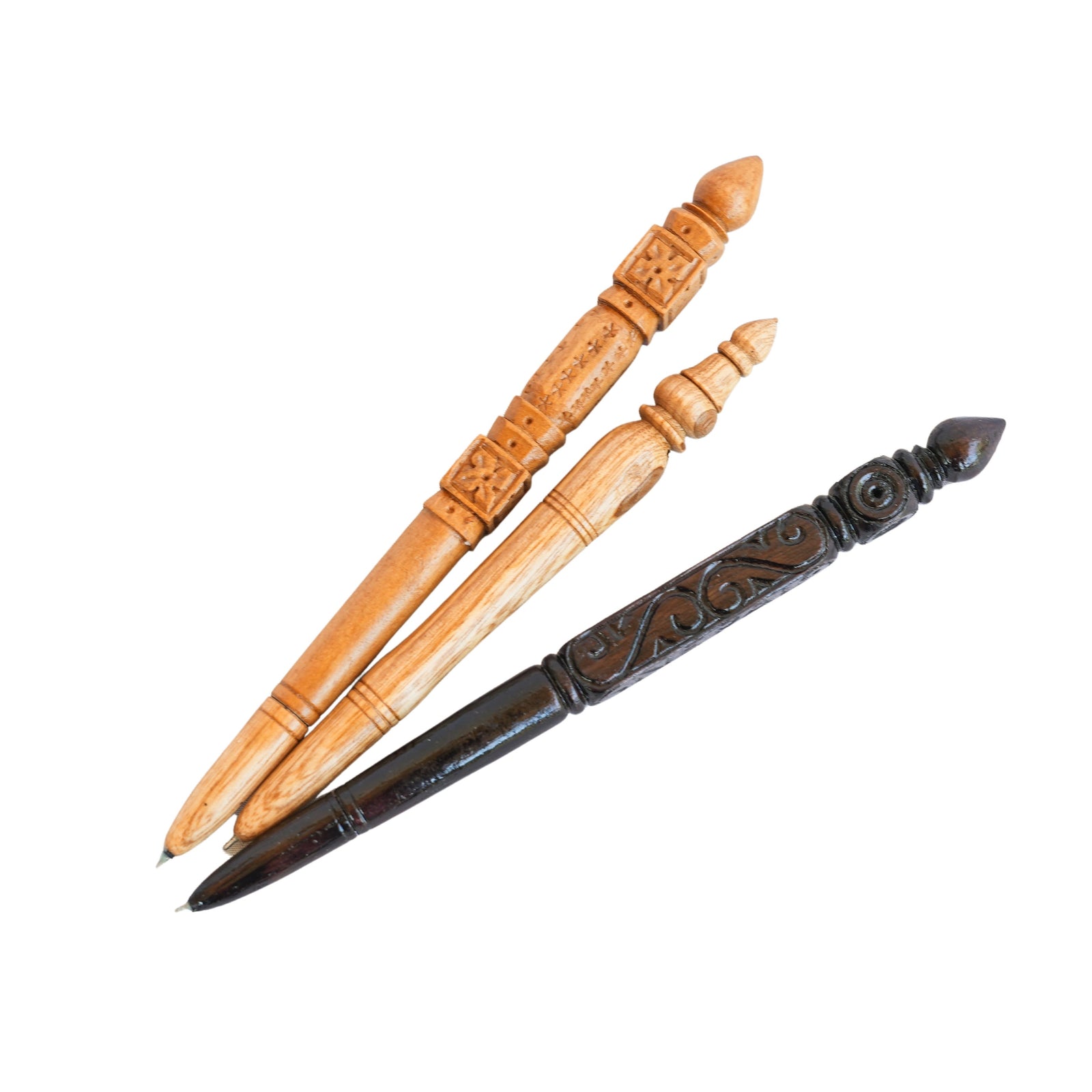 Carved Wooden Pen